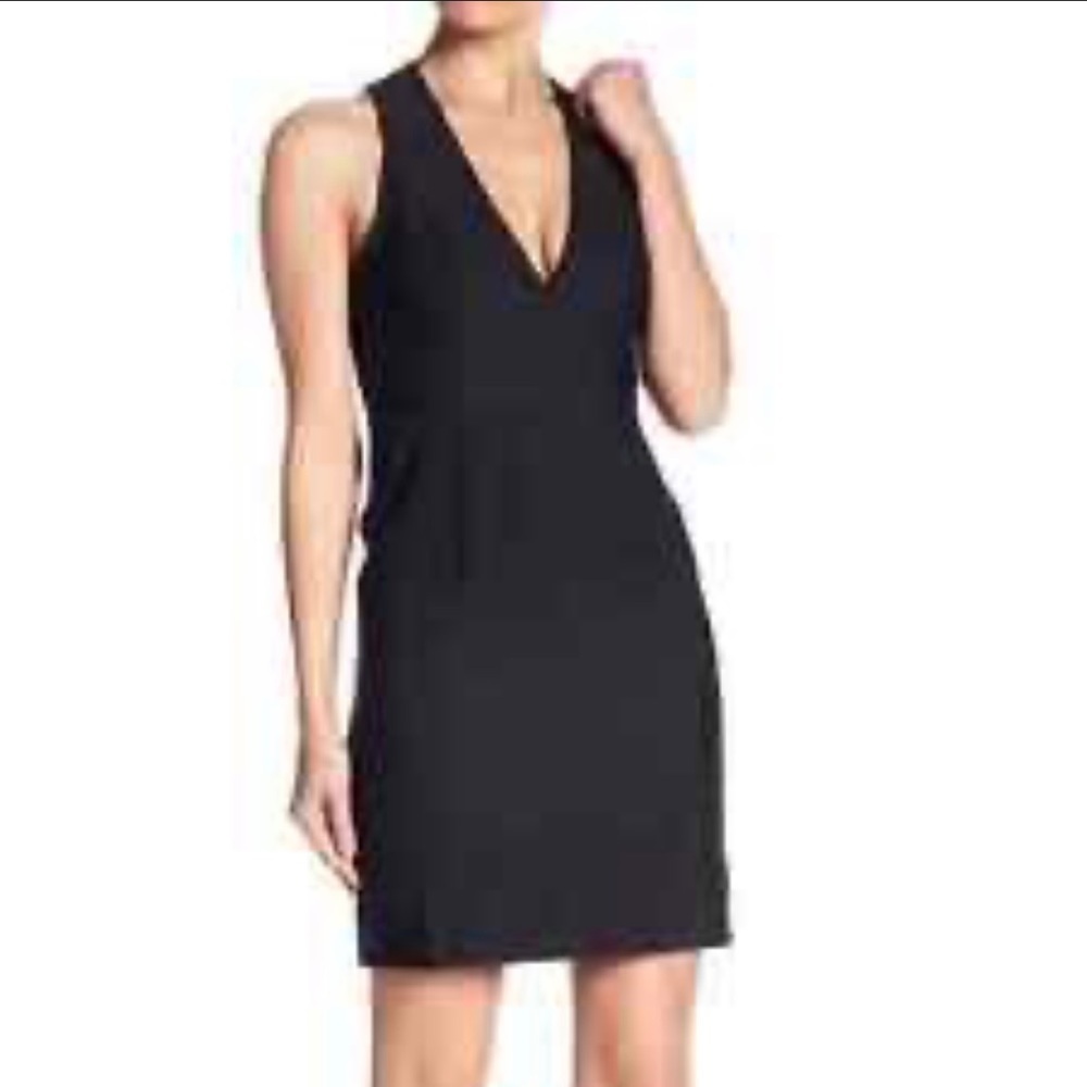 J.O.A. Little Black Textured Dress NWT